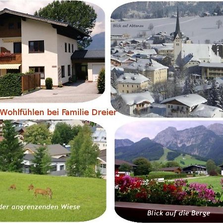 אבטנאו Apartment Dreier - Salzburger Land מראה חיצוני תמונה